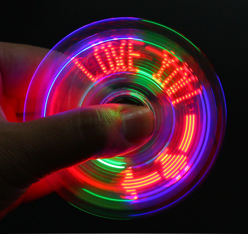 Jusqu'à 8 Hand Spinners phosphorescents, 5 couleurs au choix