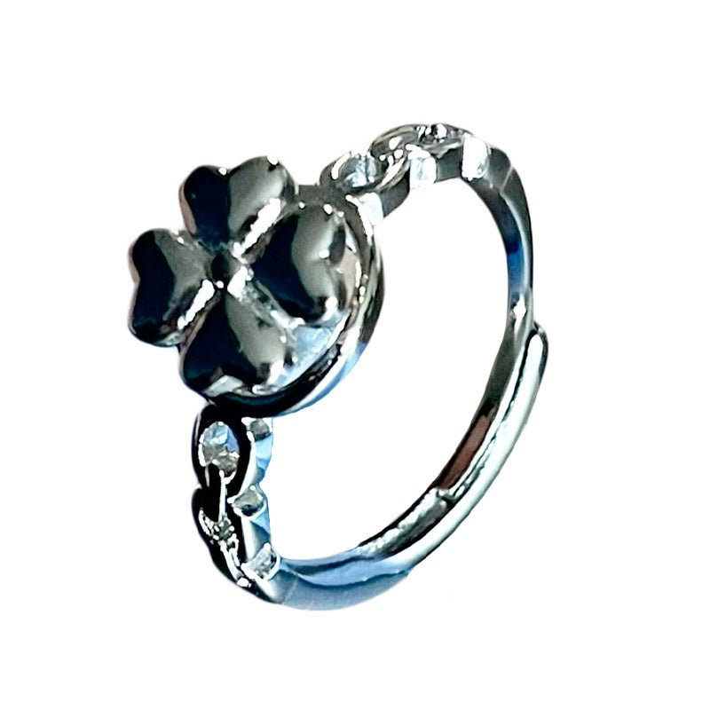 FOCALOOK Bague Femme Argent 925 Noeud Celtique Rotative Anti-Stress - Taille 49/52/54/57/59/62/64/67 - Bijou Vintage