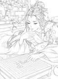 Coloriage Anti-Stress <br>Femme Chinoise - Shop Antistress