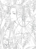 Coloriage Anti-Stress <br>Femme Chinoise - Shop Antistress
