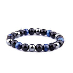 Bracelet Anti-Stress <br>En Lapis Lazuli, Obsidienne Noir et Hématite - Shop Antistress