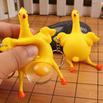 Porte Clé Anti-Stress <br>Poulet Anti Stress - Shop Antistress