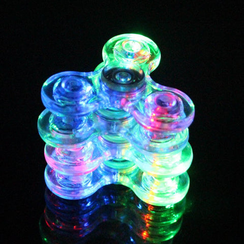 Lumière Led Lumineuse Fidget Spinner Hand Top Spinners Glow In