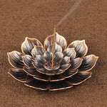 Porte Encens <br>Fleur de Lotus Zinc - Shop Antistress